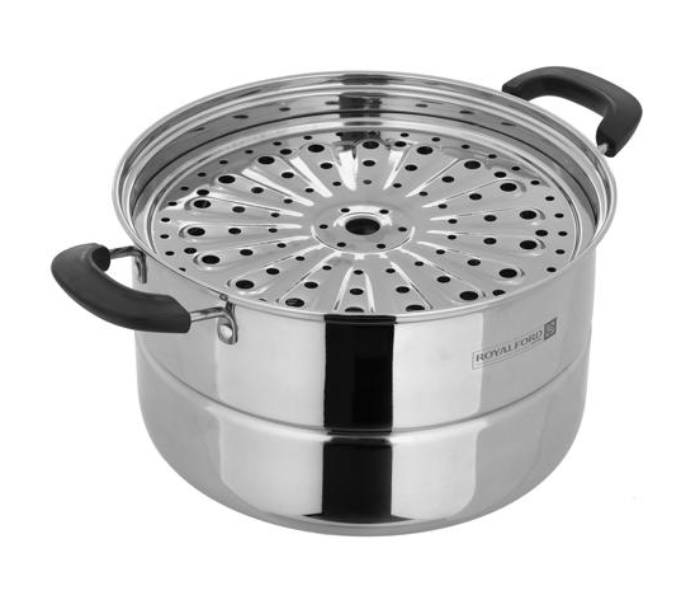 Royalford RF9948 7.3 Litre Double Layer Stainless Steel Steamer - Silver - Zoom Image 4