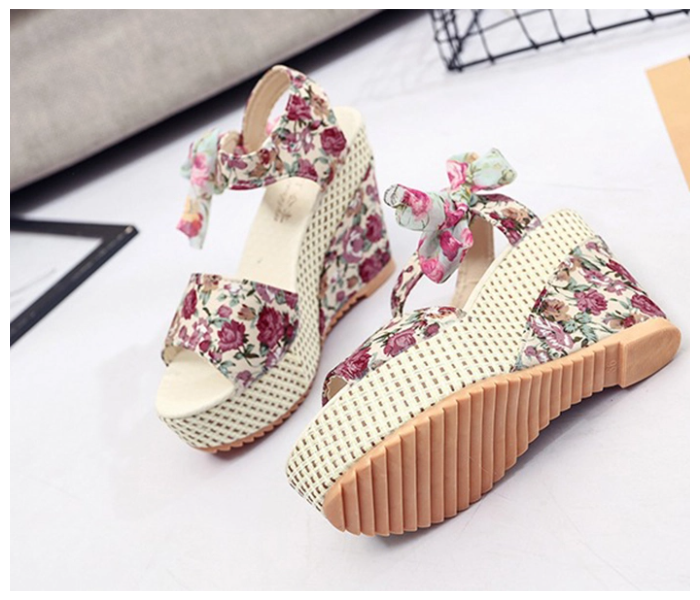 Kate Floral KFWP75 Wedges EU36 - Pink - Zoom Image 2