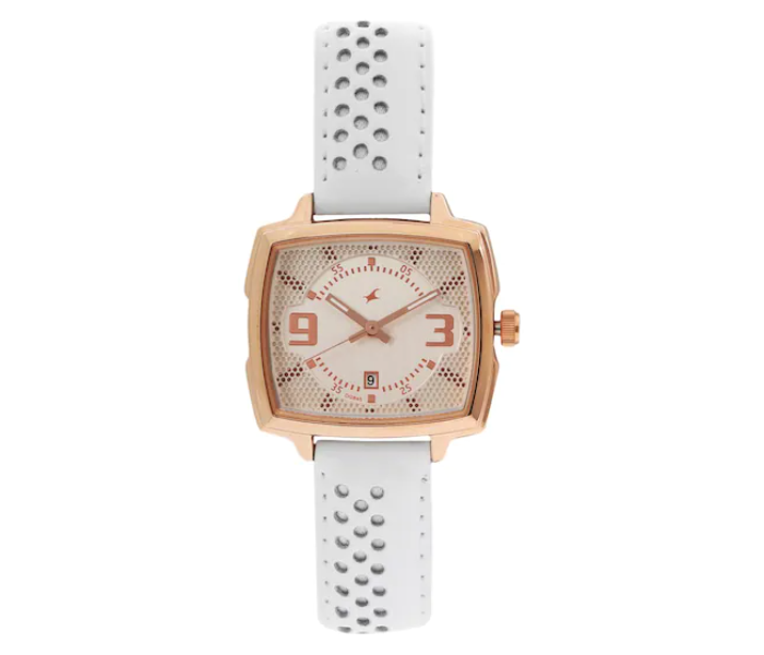 Fastrack 6167WL01 Loopholes Analog Watch for Women - White - Zoom Image 1