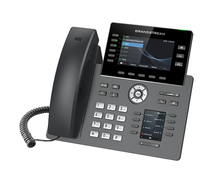 Grandstream GRP2616 6 Line Carrier-grade IP Phone - Grey - Zoom Image 3