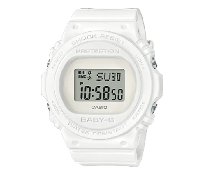 Casio BGD-570-7DR Baby-G Digital Watch for Women - White - Zoom Image