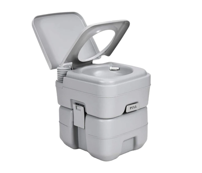 PT-01 Portable Toilet with Fresh Water Storage Tank - Grey - Zoom Image 3