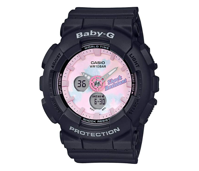 Casio BA-120T-1ADR Baby-G Analog-Digital Watch for Women - Black - Zoom Image