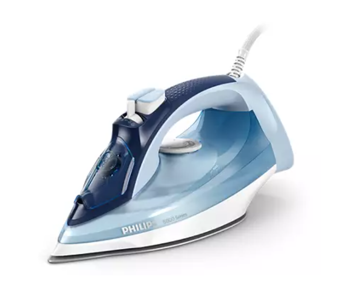 Philips DST5020/26 2400 Watts 5000 Series Steam Iron - Blue and White - Zoom Image 1