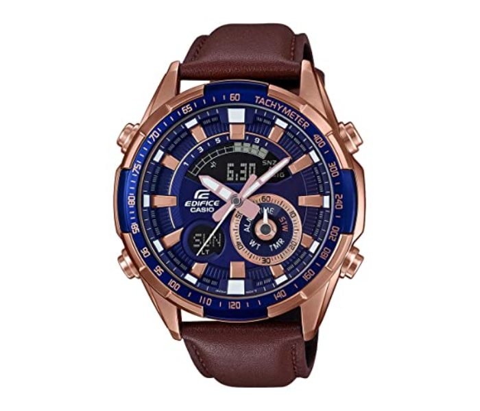 Casio ERA-600GL-2AVUDF Edifice Analog-Digital Watch for Men - Brown - Zoom Image 1