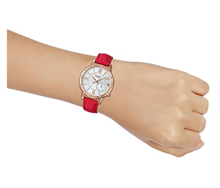 Casio SHE-3046GLP-7BUDR Sheen Analog Watch for Women - Red - Zoom Image 6