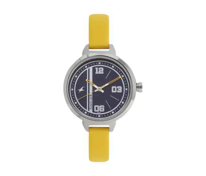 Fastrack 6174SL01 Varsity Analog Watch for Women - Yellow - Zoom Image 1