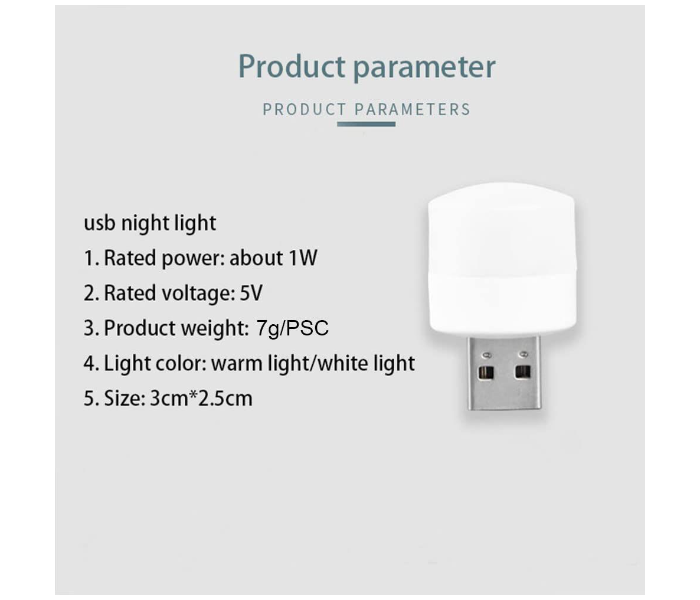 Galaxy Ocean Portable Mini USB LED Light - Zoom Image 4