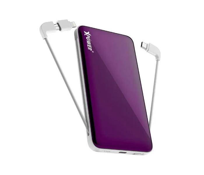 XPower PD10A 10000mAh 18Watts Power Bank - Purple - Zoom Image