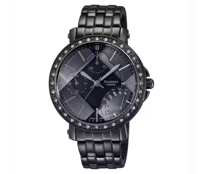 Casio SHN-3011BB-1ADF Sheen Analog Watch for Women - Black - Zoom Image 1