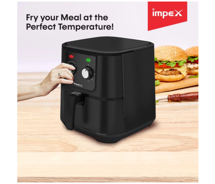 Impex AF 4304 6 Litre Mechanical Air Fryer - Black - Zoom Image 2