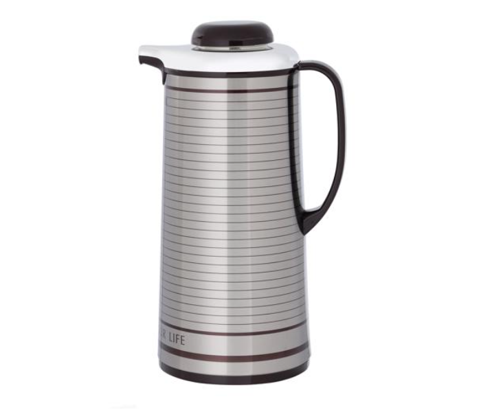 Olsenmark OMVF2498 1.6 Litre Hot and Cold Vacuum Flask Thermos - Silver and Black - Zoom Image 1