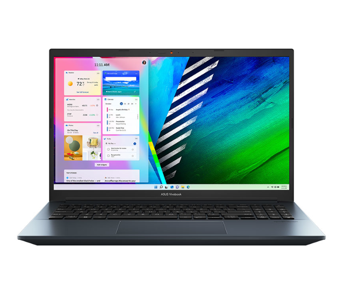 Asus M3500QC-OLED0R5W Vivobook Pro 15 Creator Laptop 15.6 Inch FHD AMD Ryzen 5 16GB DDR4 RAM 512GB SSD 4GB AMD Radeon Graphics Windows 11 Home - Blue - Zoom Image 1