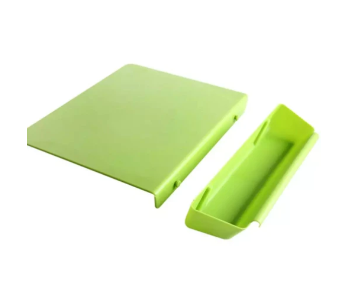 KB-211 2 in 1 Cutting Board with Removable Slot Bin - Green - Zoom Image 3