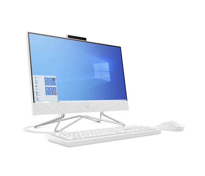 HP 3B4Y1EA 22-df1000ne All-in-One PC 21.5 Inch FHD Intel Core i5-1135G7 Processor 8GB DDR4 RAM 512GB SSD Intel Iris Xe Graphics Windows 10 Home - White - Zoom Image 2