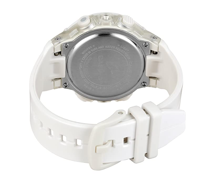 Casio BGS-100GS-7ADR Baby G Automatic Analog-Digital Watch for Women - White - Zoom Image 4