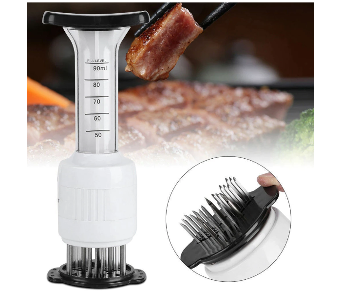 Galaxy Professional Steak Meat Injector Multi Function Tenderizer Needle BBQ Flavor Marinade Sauces Syringe Kitchen Gadgets Meat Tools - Zoom Image 4