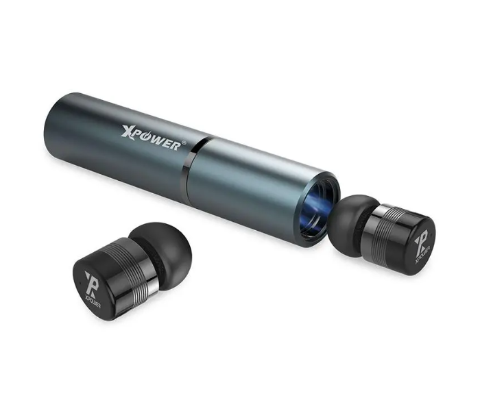 XPower INN5 True wireless Bluetooth Earbuds - Grey - Zoom Image 4