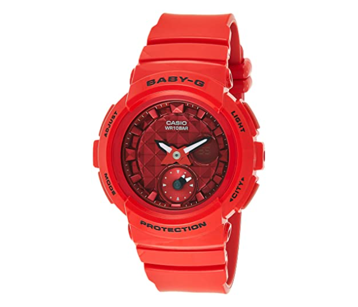 Casio BGA-195M-4ADR Baby G Casual Analog-Digital Watch for Women - Red - Zoom Image 1