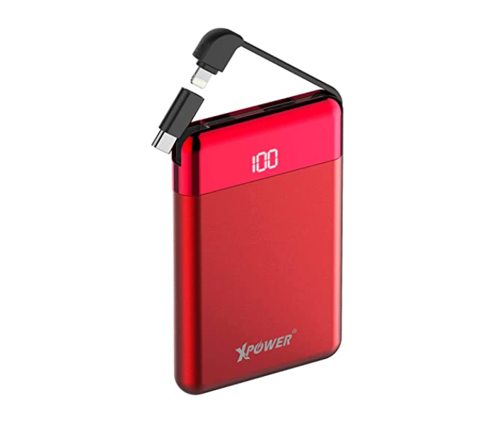 XPower PB8A 8000mAh Power Bank - Red - Zoom Image