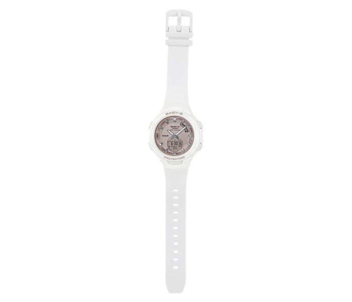 Casio BSA-B100MF-7ADR Baby G Analog-Digit Watch for Women - White - Zoom Image 5