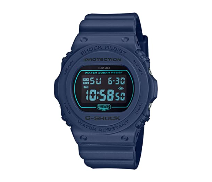 Casio DW-5700BBM-2DR G-Shock Digital Watch for Men - Blue - Zoom Image 1