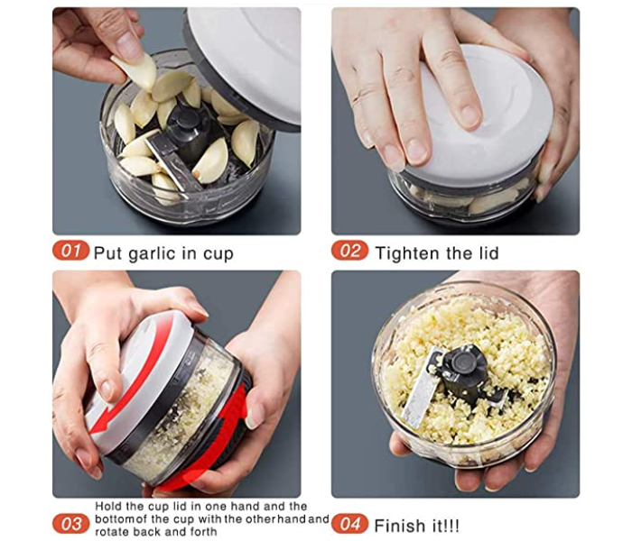 Generic Durable Handheld Manual Vegetable Food Chopper - Zoom Image 1