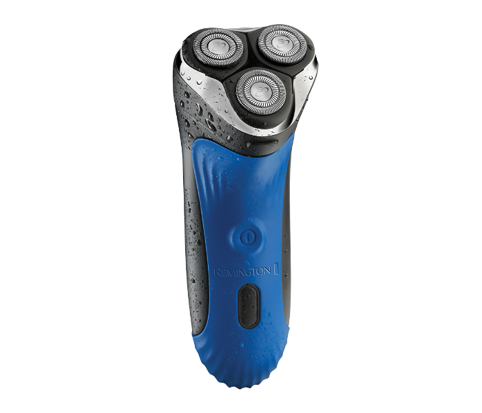 Remington AQ7 Mens Wet-Tech Wet and Dry Rotary Electric Shaver - Blue - Zoom Image 1