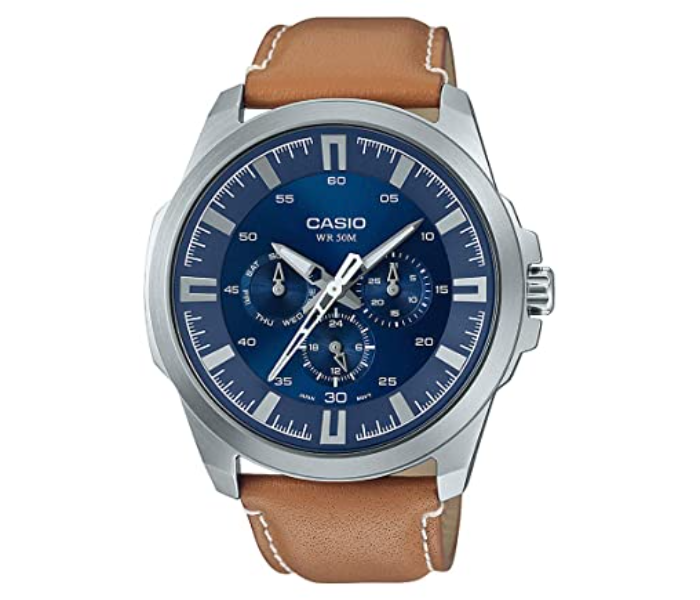 Casio MTP-SW310L-2AVDF Analog Watch for Men - Brown - Zoom Image 1