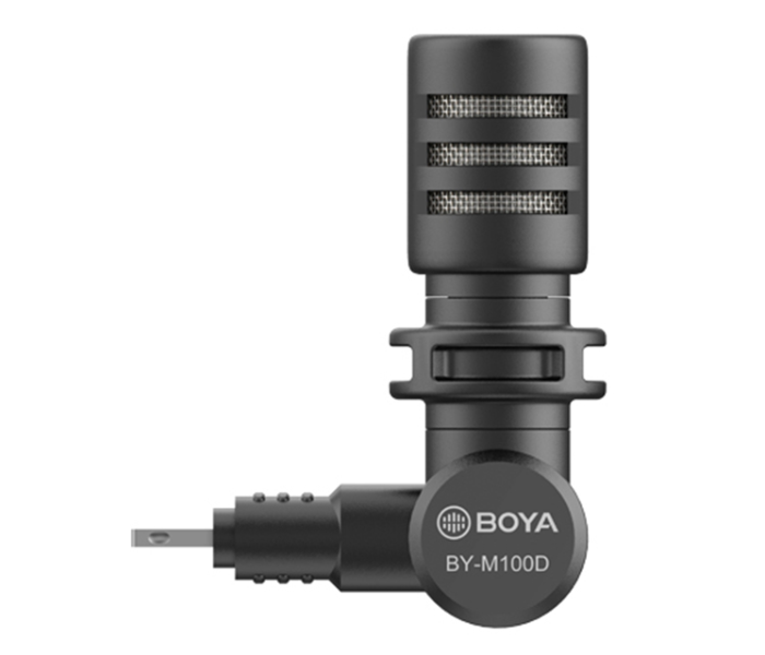 Boya BY-M100D Mininature Condenser Microphone - Black - Zoom Image 3