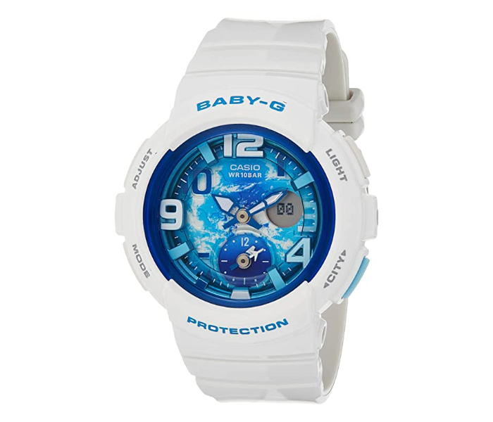 Casio BGA-190GL-7BDR Baby G Casual Analog-Digital Watch for Women - White - Zoom Image 1