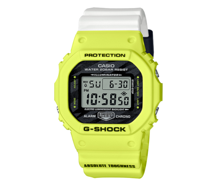 Casio DW-5600TGA-9DR G Shock Digital Watch for Women - Yellow - Zoom Image 1