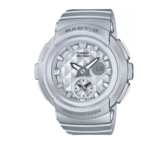 Casio BGA-195-8ADR Baby G Casual Analog-Digital Watch for Women - Grey - Zoom Image 1