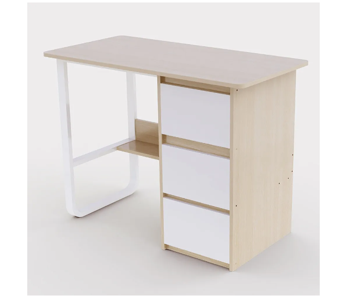 Danube Home Dario Office Table - White - Zoom Image 1