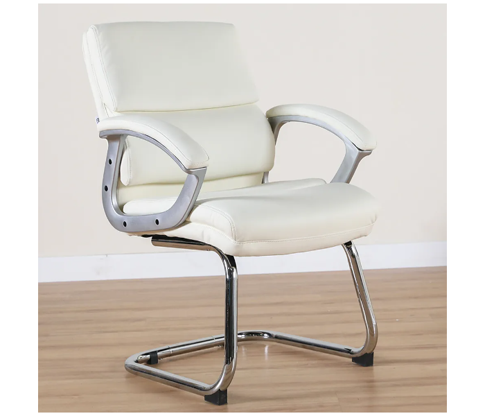 Danube Home Ventura Visitor Office Chair - Cream - Zoom Image 3