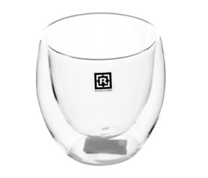 Royalford RF10526 300ml Borosilicate Glass 2 Piece Double Wall Cup Set - Zoom Image 4