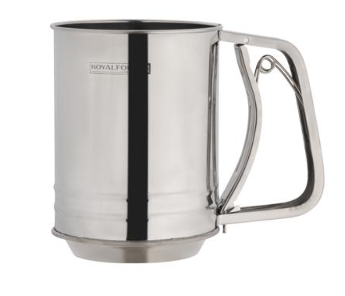 Royalford RF10777 Stainless Steel Flour Sifter - Silver - Zoom Image 1