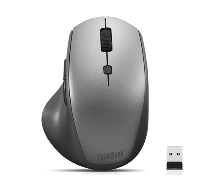 Lenovo 4Y50V81591 ThinkBook Wireless Media Mouse - Grey - Zoom Image 1