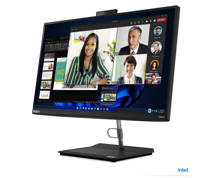 Lenovo 12B1002AGR Neo 21.5 Inch FHD Intel Core i5-1240P Processor 8GB DDR4 RAM 512GB SSD Integrated Intel Iris Xe Graphics - Black - Zoom Image 3