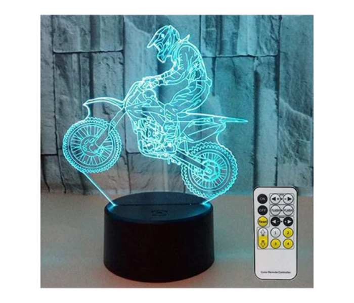 Watiaa Motocross Lamp 3D Light for Kids - Zoom Image 4