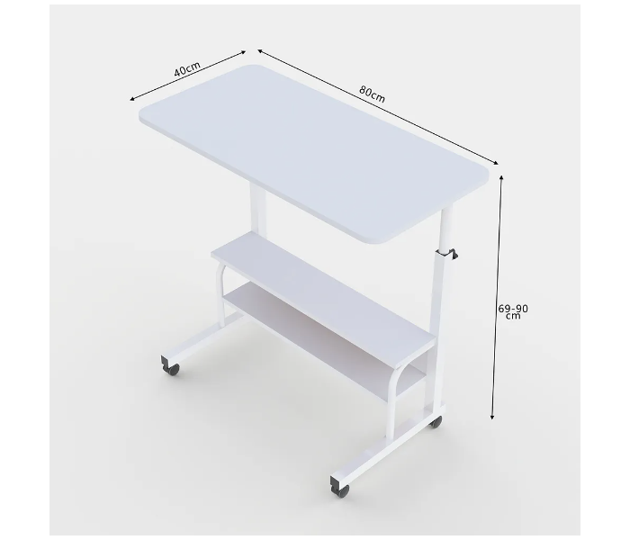 Danube Home Milly Computer Table - White - Zoom Image 2