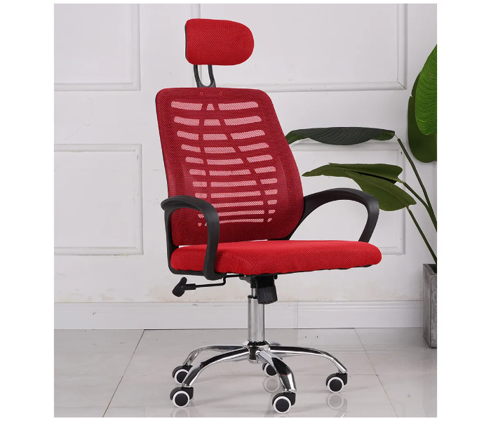 Danube Home Marvel High Back Office Chair - Red - Zoom Image 1