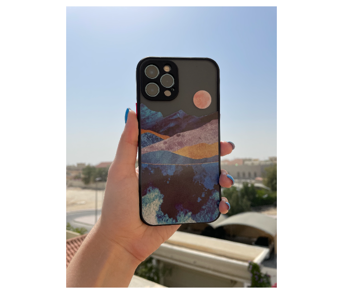 Matt Translucent Sunset Art Print Mobile Case For iPhone 11 Pro - Zoom Image 5