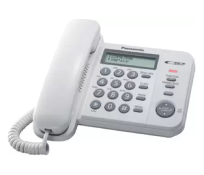 Panasonic KX TS 560 Corded Landline Phone - White - Zoom Image