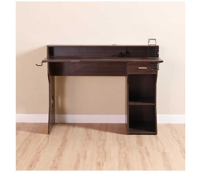 Danube Home Wency Study Desk - Dark Brown - Zoom Image 2