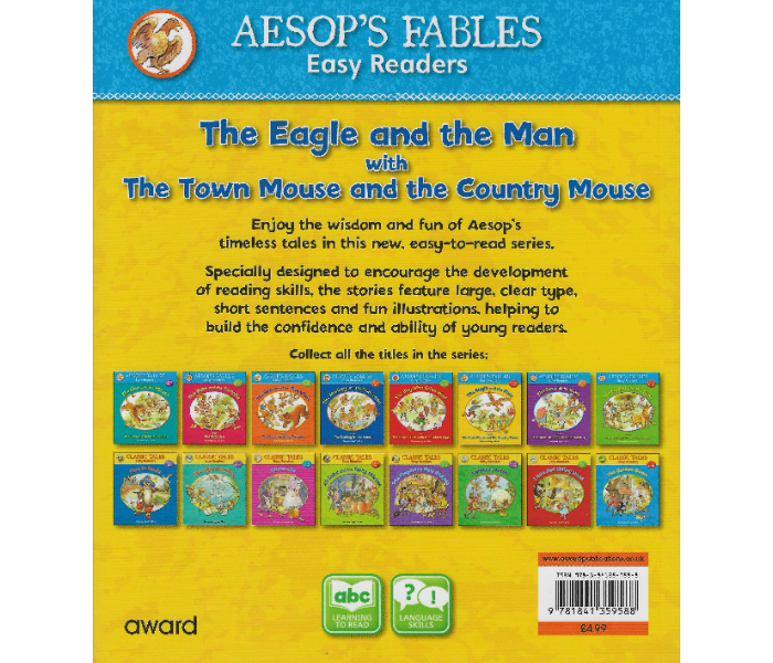 Award Publications Aesop S Fables Easy Readers The Eagle And The Man Book For Children - Zoom Image 2