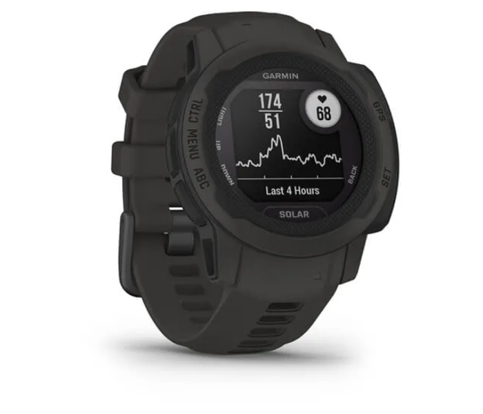 Garmin 010-02564-00 Instinct 2S Solar Standard Edition GPS Smartwatch - Graphite - Zoom Image 3