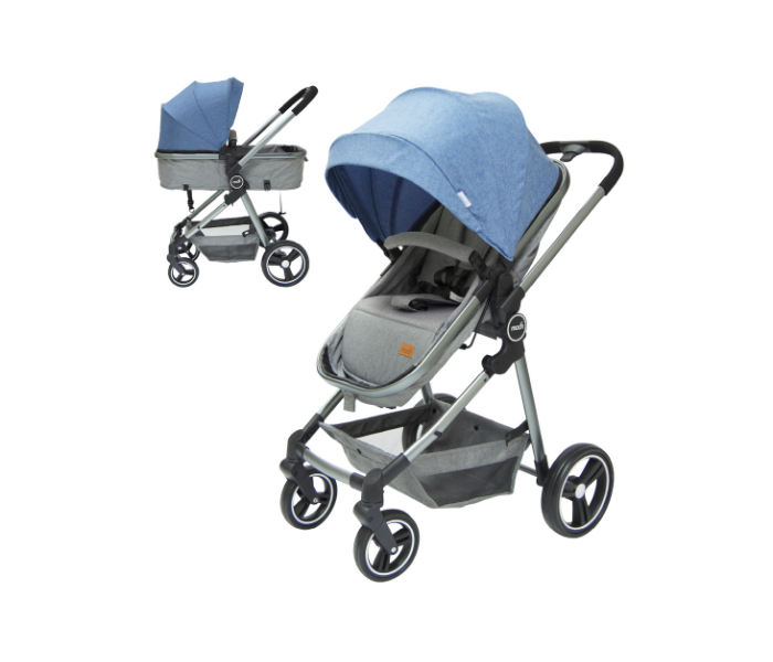 Moon MNBGSGB01 Pro 2 in 1 Stroller for Babies - Blue - Zoom Image 1