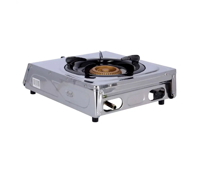 Krypton KNGC6168 Single-Burner Gas Hob Cooker - Silver - Zoom Image 2