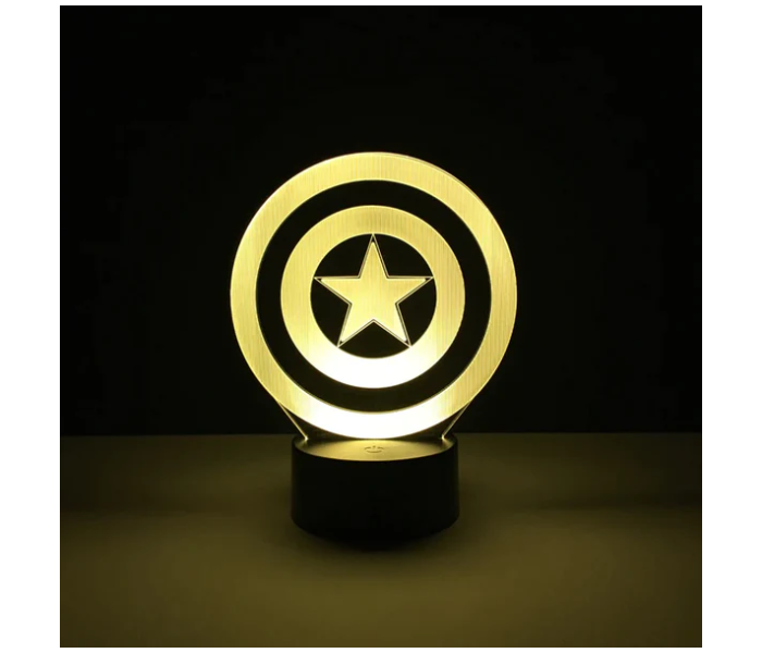 Watiaa Captain America Shield 3D Light - Zoom Image 1